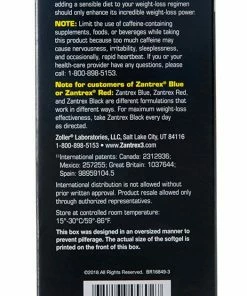 Zantrex Black Weight Loss Dietary Energy Supplement Pills - 84 Count Accessories