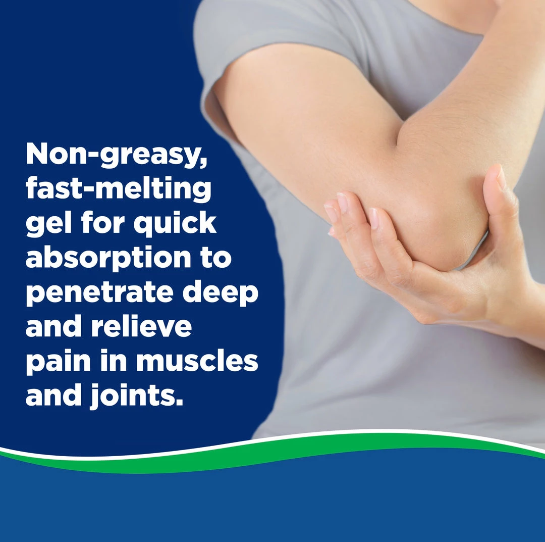 Salonpas Deep Relieving Gel 8-Hour Fast-Acting Pain Relief - 2.75 Oz Tube Accessories