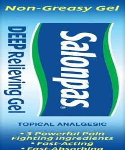 Salonpas Deep Relieving Gel 8-Hour Fast-Acting Pain Relief - 2.75 Oz Tube Accessories