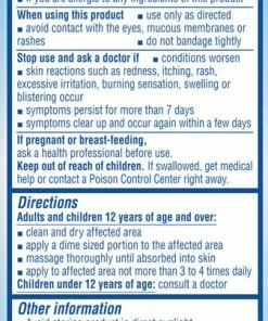 Salonpas Deep Relieving Gel 8-Hour Fast-Acting Pain Relief - 2.75 Oz Tube Accessories
