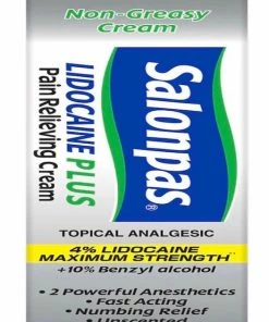 Salonpas Lidocaine Plus Pain Relieving Cream - 3.0 Oz