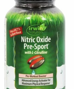 Irwin Naturals Nitric Oxide Pre-Sport W/ L-Citruline - 60 Liquid Soft-Gels