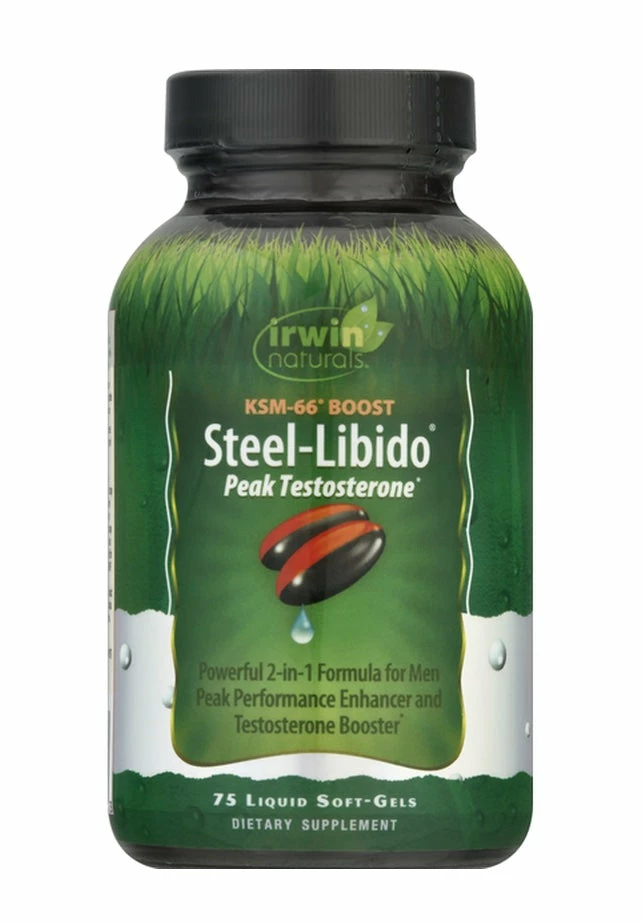 Irwin Naturals, Steel-Libido Peak Testosterone - 75 Liquid Soft-Gels
