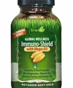 Irwin Naturals Global Wellness Immuno Shield W/ Mega-D3 - 60 Liquid Soft-Gels