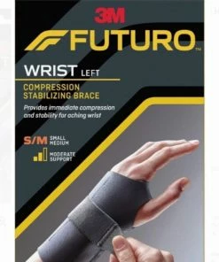 FUTURO Wrist Hand Compression Stabilizing Brace - 1 Wrist Brace - Immediate Compression And Stability Accessories