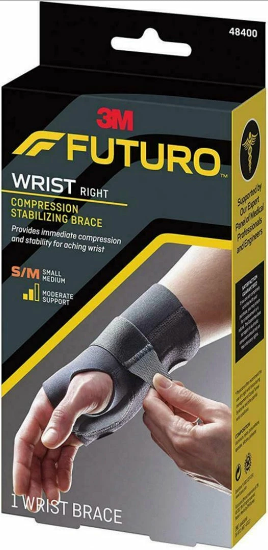 FUTURO Wrist Hand Compression Stabilizing Brace - 1 Wrist Brace - Immediate Compression And Stability Accessories