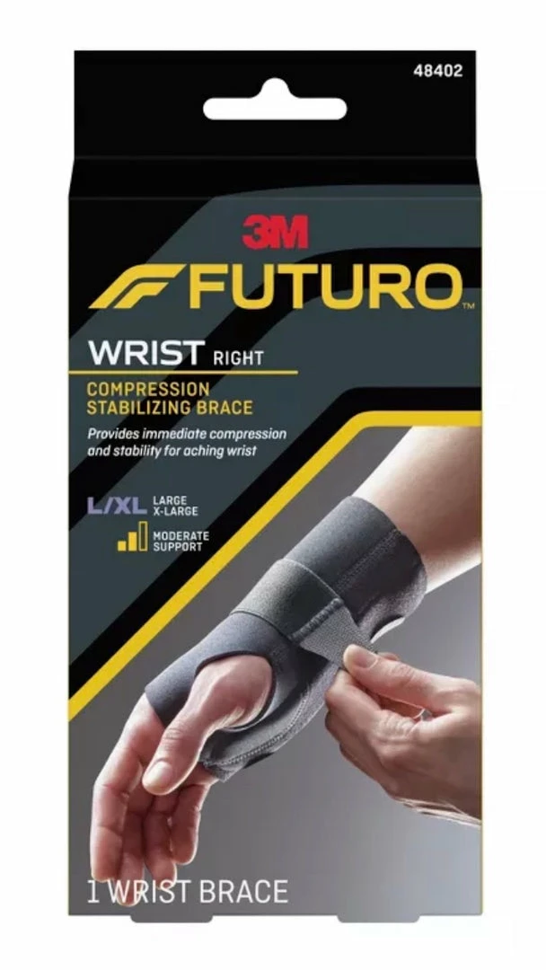 FUTURO Wrist Hand Compression Stabilizing Brace - 1 Wrist Brace - Immediate Compression And Stability Accessories
