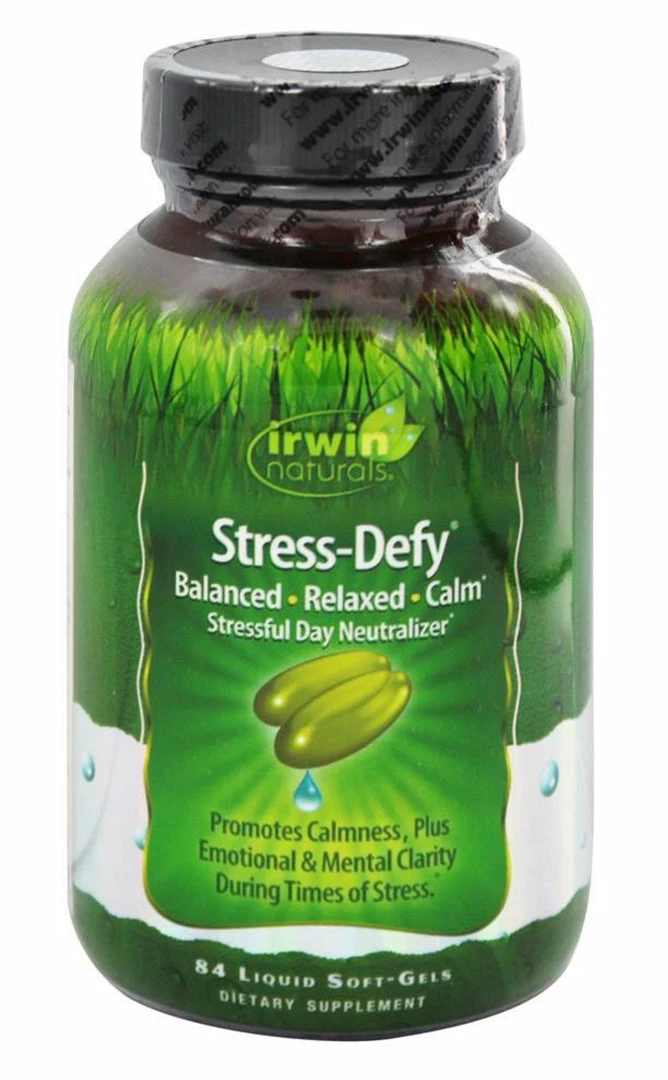 Irwin Naturals Stress Defy Balanced Relaxed Calm - 84 Liquid Soft-Gels