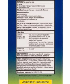 Joint Flex JointFlex Pain Relief Cream - 4 Oz - Effectively Reduces Joint Pain