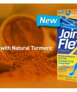 Joint Flex Accessories JointFlex Pain Relief Cream - 3 Ounce - With Natural Turmeric