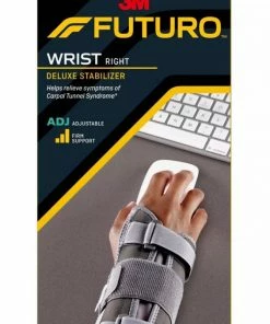 Accessories FUTURO Deluxe Wrist Stabilizer Helps Relieve Carpal Tunnel Symptoms- 1 Wrist Stabilizer - Firm Support
