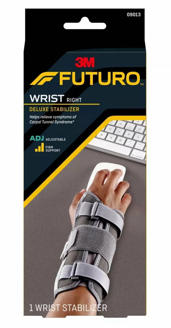 Accessories FUTURO Deluxe Wrist Stabilizer Helps Relieve Carpal Tunnel Symptoms- 1 Wrist Stabilizer - Firm Support