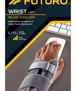 Accessories FUTURO Deluxe Wrist Stabilizer Helps Relieve Carpal Tunnel Symptoms- 1 Wrist Stabilizer - Firm Support