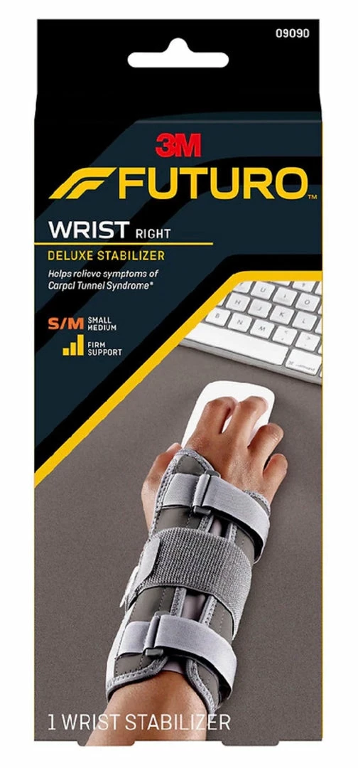 Accessories FUTURO Deluxe Wrist Stabilizer Helps Relieve Carpal Tunnel Symptoms- 1 Wrist Stabilizer - Firm Support