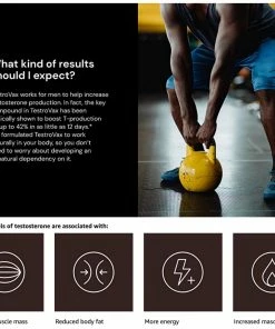 Novex Biotech TestroVax - 60 Capsules - Clinically Tested Testosterone Boosting Compound Accessories