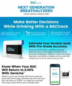 BACtrack C8 Personal Breathalyzer (Alcohol Tester)
