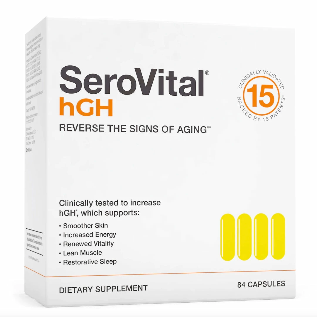 SeroVital HGH - Reverse The Signs Of Aging - 84 Capsules Accessories