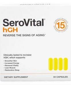 SeroVital HGH - Reverse The Signs Of Aging - 84 Capsules Accessories