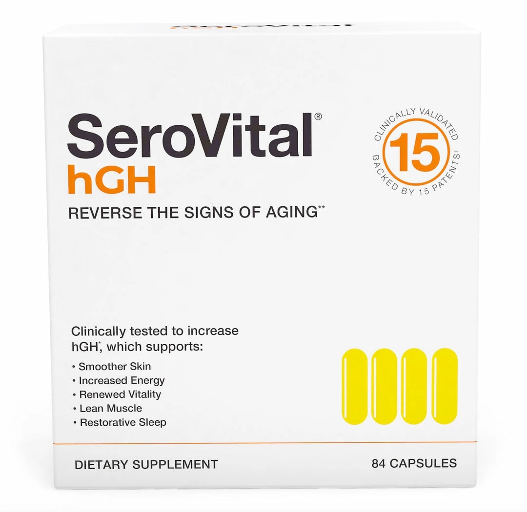 SeroVital HGH - Reverse The Signs Of Aging - 84 Capsules Accessories