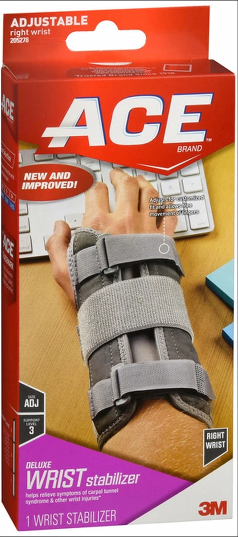 Accessories Ace Brand Deluxe Wrist Brace - Helps Relieve Symptoms Of Carpal Tunnel Syndrome - 1 Brace
