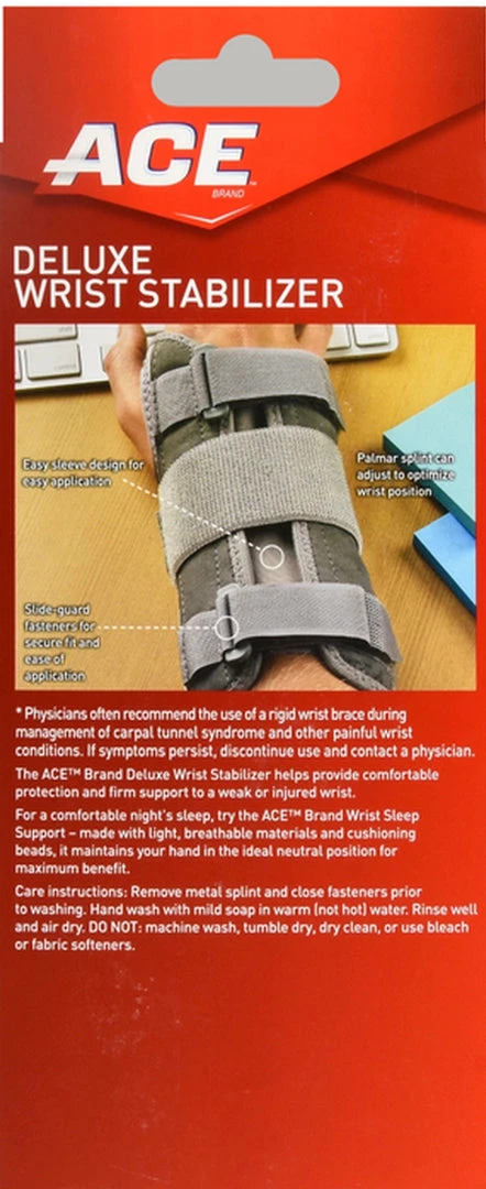 Accessories Ace Brand Deluxe Wrist Brace - Helps Relieve Symptoms Of Carpal Tunnel Syndrome - 1 Brace