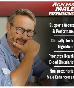 Accessories Ageless Male Performance - Promote Arousal, Support Blood Circulation, Enhance Overall Pleasure - Improved Sex Life - 60 Tablets,30 Day Supply