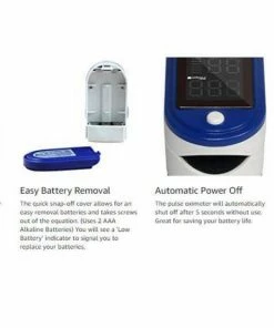 Roscoe Fingertip Pulse Oxygen / Heart Oximeter With Lanyard - Oxygen Saturation And Heart Rate Monitor Accessories