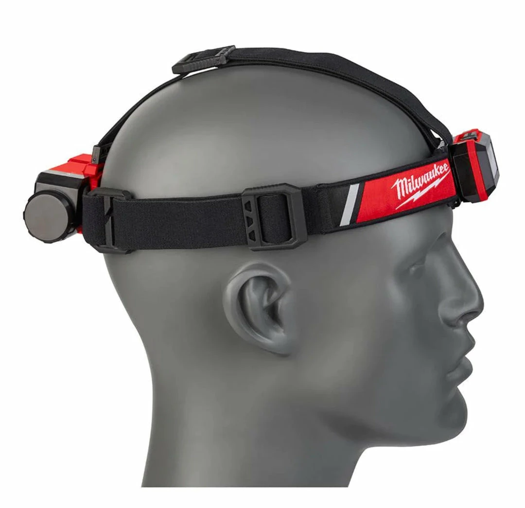 Accessories Milwaukee USB 3.0 Rechargable 600-Lumens Redlithium Low-Profile Hard Hat Headlamp