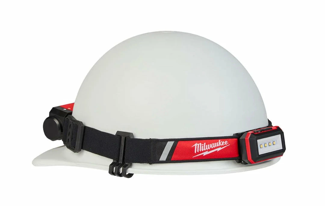 Accessories Milwaukee USB 3.0 Rechargable 600-Lumens Redlithium Low-Profile Hard Hat Headlamp