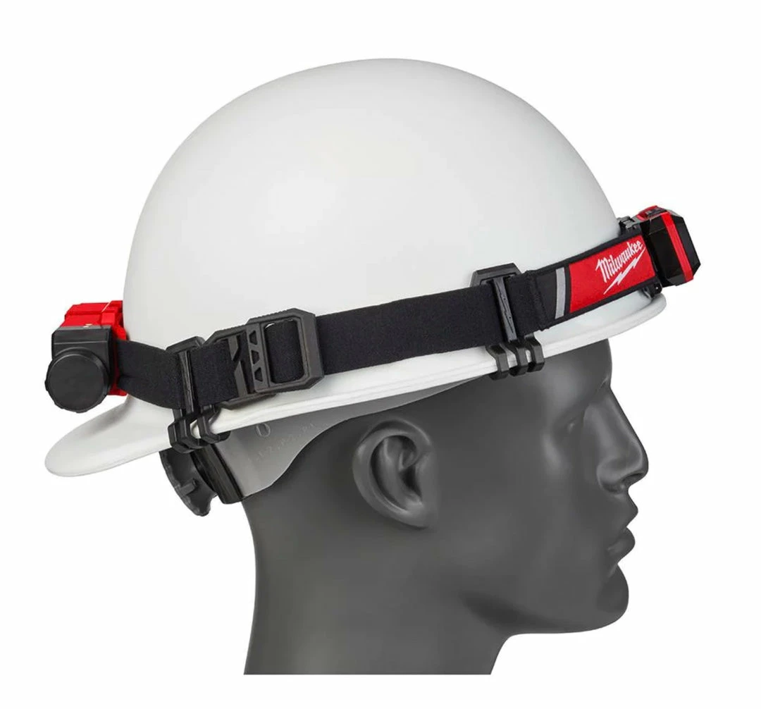 Accessories Milwaukee USB 3.0 Rechargable 600-Lumens Redlithium Low-Profile Hard Hat Headlamp