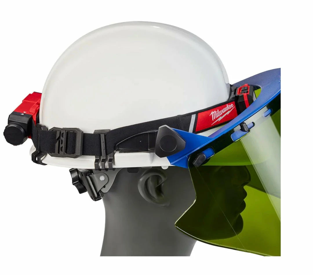 Accessories Milwaukee USB 3.0 Rechargable 600-Lumens Redlithium Low-Profile Hard Hat Headlamp