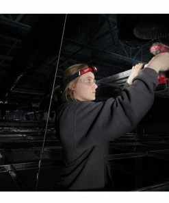 Accessories Milwaukee USB 3.0 Rechargable 600-Lumens Redlithium Low-Profile Hard Hat Headlamp