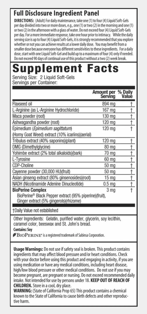 Accessories Irwin Naturals Steel-Libido - Supports Male Enhancement & Pleasure - 75 Liquid Soft-Gels