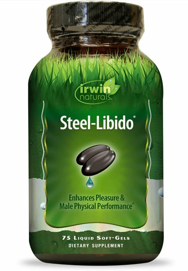 Accessories Irwin Naturals Steel-Libido - Supports Male Enhancement & Pleasure - 75 Liquid Soft-Gels