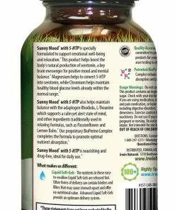 Irwin Naturals Dietary Supplement - Sunny Mood 5 HTP - 80 Liquid Soft-Gels - Plus Vitamin D3