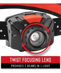 Coast 435 Lumens Bright Duel Color Headlamp - Pure Beam Twist Focus - 17 Hours Max Run Time Accessories