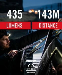 Coast 435 Lumens Bright Duel Color Headlamp - Pure Beam Twist Focus - 17 Hours Max Run Time Accessories