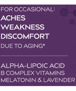 Nervive Nerve Relief PM - Dietary Supplement - For Occasional Aches, Weakness, Discomfort Due To Aging - 30 Count Accessories