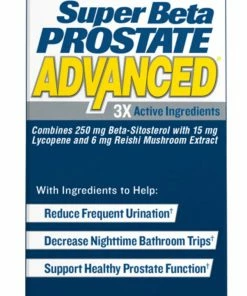 Super Beta Prostate Super Advanced Beta Prostate - #1 Urologist Recommended - Reduce Frequent Urination, Decrease Nighttime Bathroom Trips - 60 Tablets,30 Day Supply Accessories