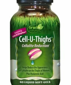 Irwin Naturals Cell-U-Thighs Cellulite Reduction - Helps Reduce The Appearance Of Cellulite - 60 Liquid Soft-gels