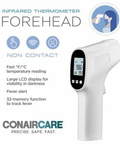 CONAIRCARE Infrared Non Contact Forehead Thermometer - Fast Temperature Reading - Fever Alert Accessories