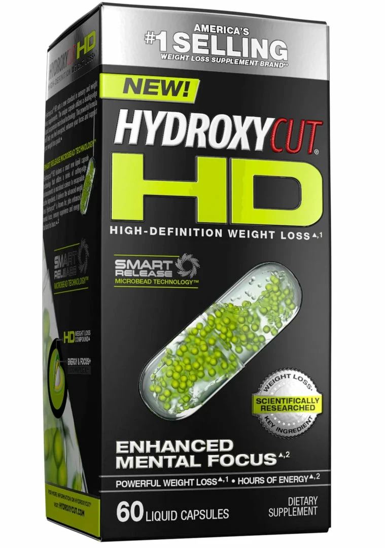 Accessories Hydroxycut HD Weight Loss Supplements - Sustainable Smart Release Energy & Metabolism Booster - 60 Capsules