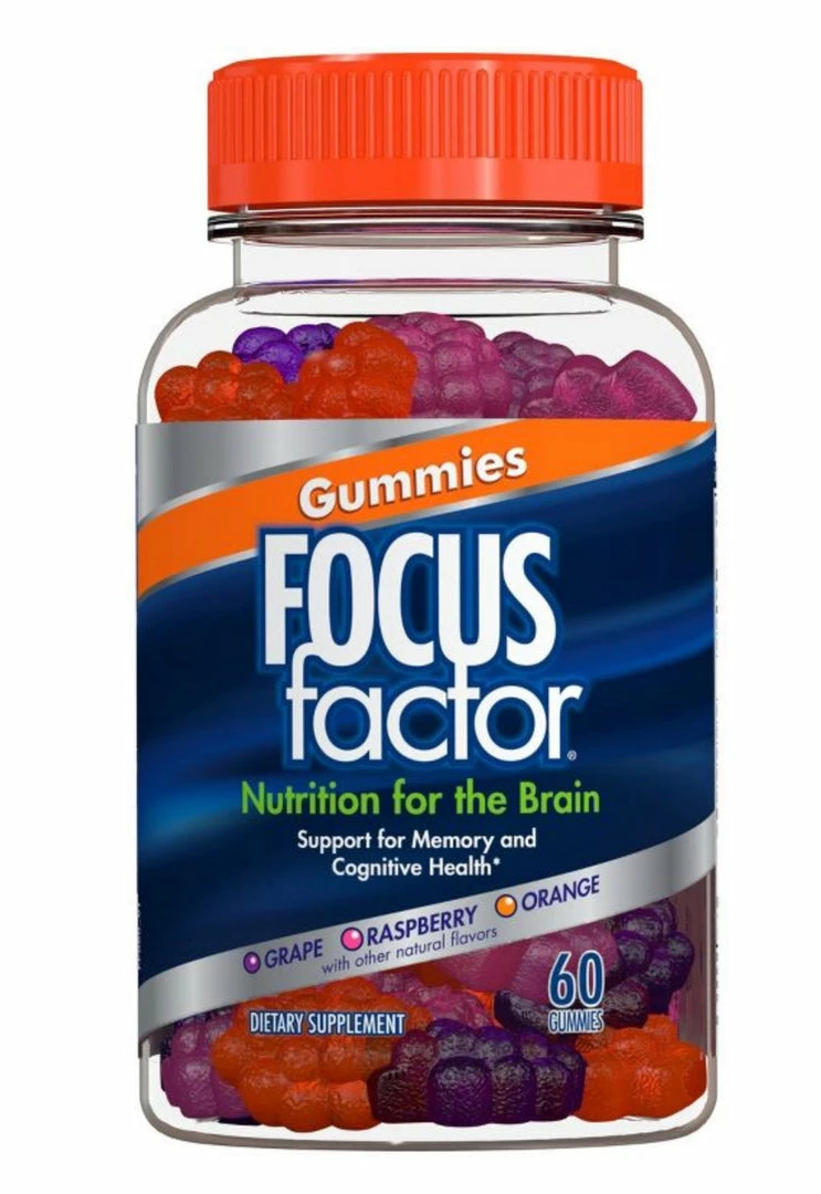 Accessories Focus Factor Nutrition For The Brain Dietary Supplement - 60 Gummies