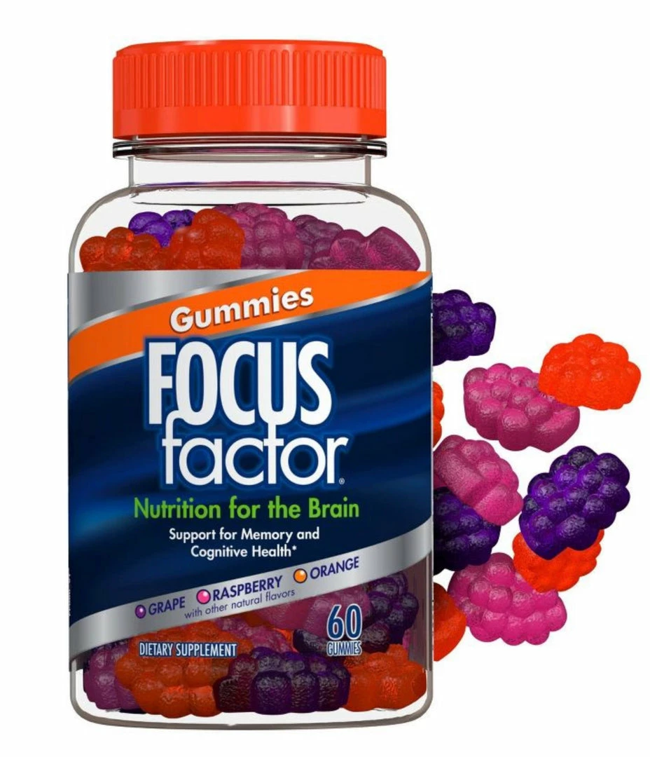 Accessories Focus Factor Nutrition For The Brain Dietary Supplement - 60 Gummies