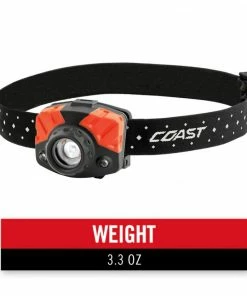 Accessories Coast FL65 415 Lumen Dual Color LED Headlamp - Alkaline Power - 118 Foot Range Beam Distance