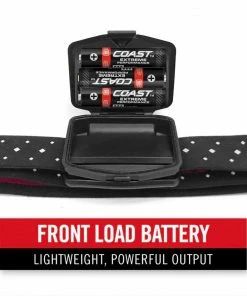 Accessories Coast FL65 415 Lumen Dual Color LED Headlamp - Alkaline Power - 118 Foot Range Beam Distance