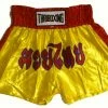 MUAY KICKBOXING "THAI BOXING" SHORTS -TBS-YELLOW/RED