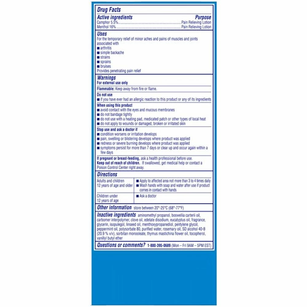 Alevex Pain Relieving Lotion - Max Strength Menthol - Massaging Stainless Steel Roll-On With Rollerball Applicator