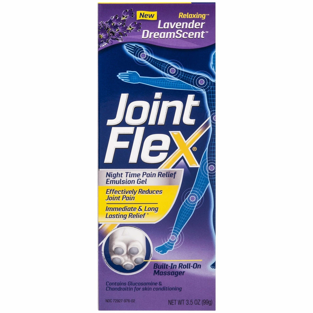 Joint Flex JointFlex Built-In Roll-On Massager - 3.5 Ounce - Relaxing Lavender DreamScent