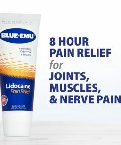 Accessories Blue-Emu Nerve Desensitizing Pain Relief Cream - 2.7 Oz -Odor Free,Fast Acting,Non-Irritating,Deep Penetrating - Lidocaine Pain Relief